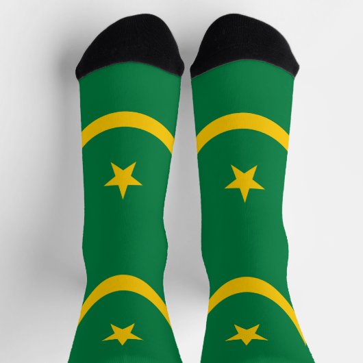 Chaussette Ancien drapeau mauritanien (Haut)