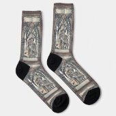 Chaussette Anges gardiens avec l'enfant Jésus (Droite)