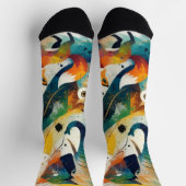 Chaussette Animal Abstrait (Haut)