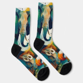 Chaussette Animal Abstrait (Droite)