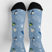 Chaussette Animal Friends "Bye Buddy" Motif d'hiver (Haut)