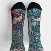 Chaussette Animals in The Forest, William Morris (Haut)