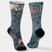 Chaussette Animaux dans la forêt, William Morris (Angulaire)
