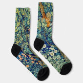 Chaussette Animaux et fleurs des bois, William Morris (Droite)