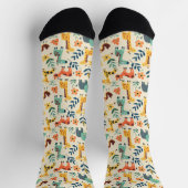 Chaussette Animaux fous Motif coloré (Haut)
