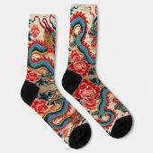 Chaussette Année chinoise du dragon Anniversaire de la "Brode (Droite)