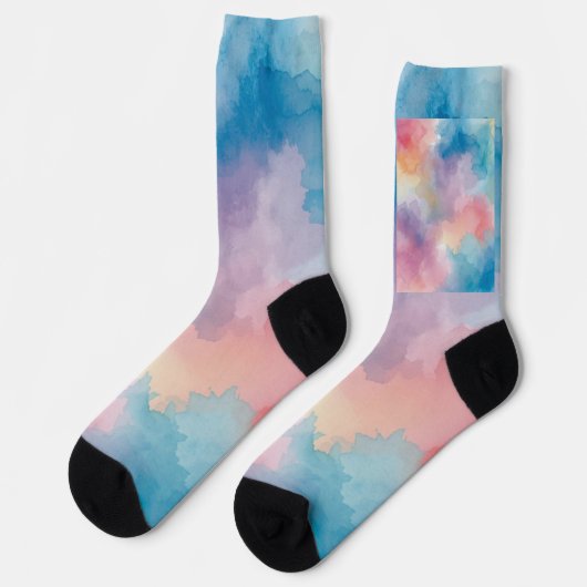 Chaussette Aquarelle (Gauche)