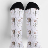 Chaussette Aquarelle Animaux forestiers (Haut)