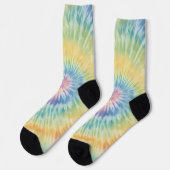 Chaussette Aquarelle Pastel Rainbow Tie Dye (Gauche)