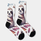 Chaussette Aquarelle vintage mignonne (Droite)