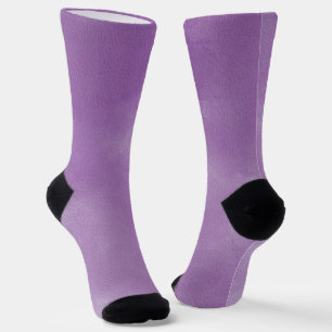 Chaussette Aquarelle violette Abstraite Texture esthétique