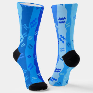 Chaussette Aquarius Zodiac