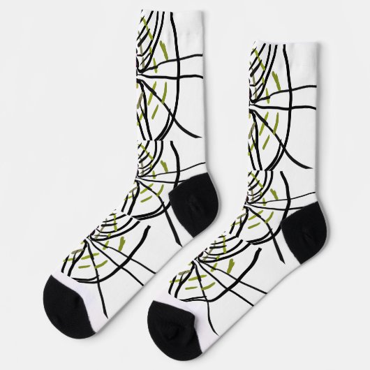 Chaussette Araignée cool Halloween (Gauche)