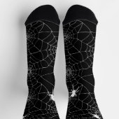 Chaussette Araignées et toiles à couteaux Black Goth Horreur (Haut)