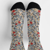 Chaussette Arbre à baie rouge, William Morris (Haut)