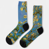 Chaussette Arbre aux amandes en fleurs par Vincent van Gogh (Gauche)