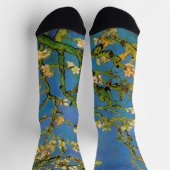 Chaussette Arbre aux amandes en fleurs par Vincent van Gogh (Haut)