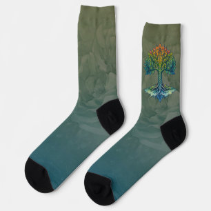 Chaussette Arbre de Vie Aube Changeante 