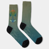 Chaussette Arbre de Vie Aube Changeante (Droite)