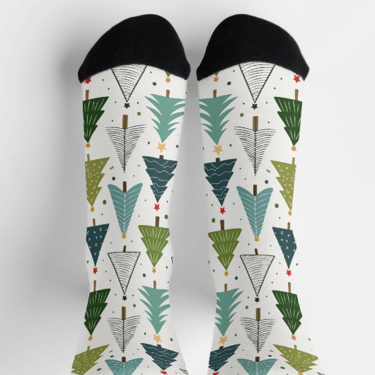 Chaussette Arbres rétro (Haut)