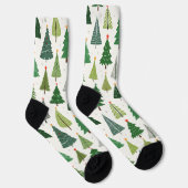 Chaussette Arbres rétro (Droite)