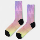 Chaussette Arc-en-ciel géométrique (Gauche)