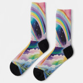 Chaussette Arc-en-ciel Imaginaire Spirit Journey (Gauche)
