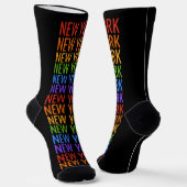 Chaussette Arc-en-ciel NEW YORK (Angulaire)