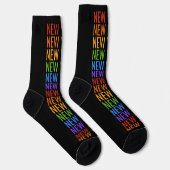 Chaussette Arc-en-ciel NEW YORK (Droite)