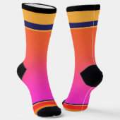 Chaussette Arc-en-ciel +  Rayures (Angulaire)