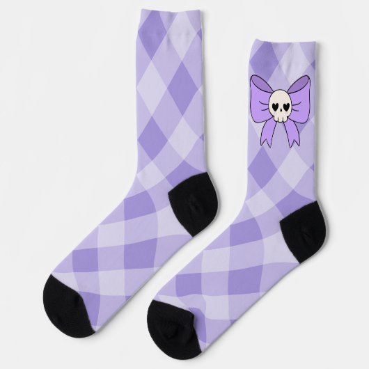 Chaussette Arc pourpre avec crâne (Gauche)