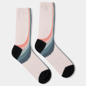Chaussette Arcs colorés de style rétro (Droite)