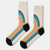 Chaussette Arcs triples et colorés (Gauche)