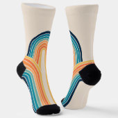 Chaussette Arcs triples et colorés (Angulaire)