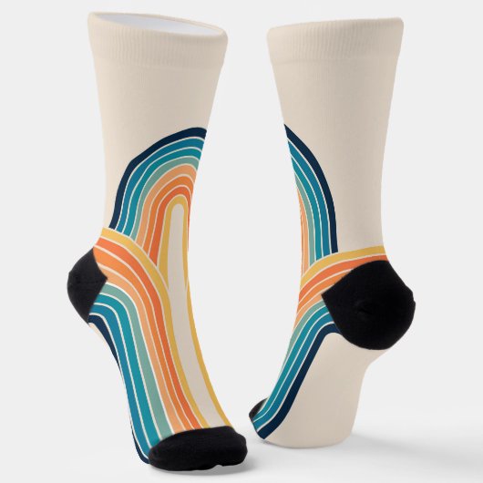 Chaussette Arcs triples et colorés (Angulaire)