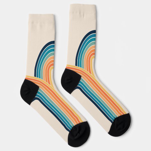 Chaussette Arcs triples et colorés (Droite)