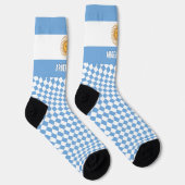 Chaussette Argentine Chaussettes, drapeau argentin mode / spo (Droite)