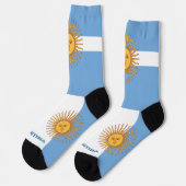 Chaussette Argentine Drapeau Patriotique, Durable Argentine (Gauche)