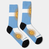 Chaussette Argentine Drapeau Patriotique, Durable Argentine (Droite)
