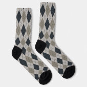 Chaussette Argyle Gris (Droite)