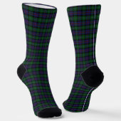 Chaussette Argyll District Tartan avec monogramme / initiales (Angulaire)