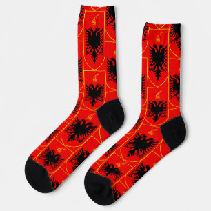 Chaussette Armoiries albanaises Patrimoine national Art