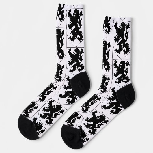 Chaussette Armoiries de Flandre (Gauche)
