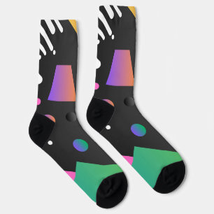 Chaussette arrière - plan abstrait cool dans multicolore dégr