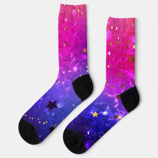Chaussette Arrière - plan rose brillant (Gauche)