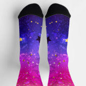 Chaussette Arrière - plan rose brillant (Haut)