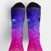 Chaussette Arrière - plan rose brillant (Haut)