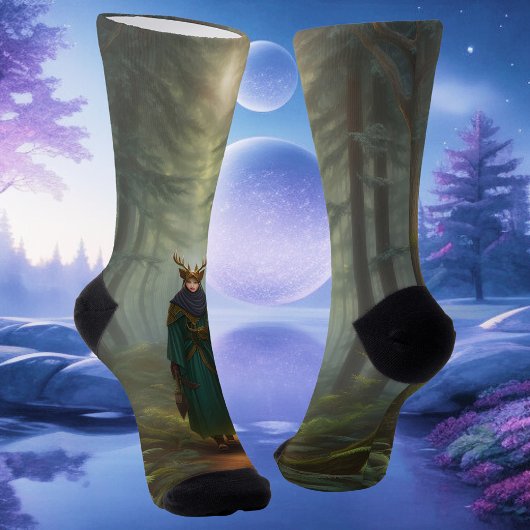 Chaussette Arrivée d'automne : Communiquer avec la nature