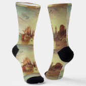 Chaussette Arrivée d'un paquebot par Joseph Turner (Angulaire)
