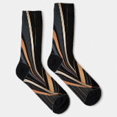 Chaussette Art Deco Metallic Geometric Elegance (Droite)